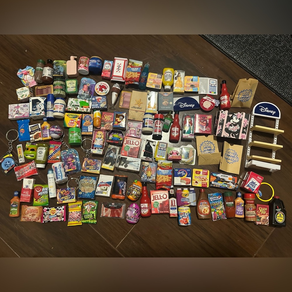ZURU 108 PIECE HUGE LOT MINI BRANDS Disney Toys Candy Food